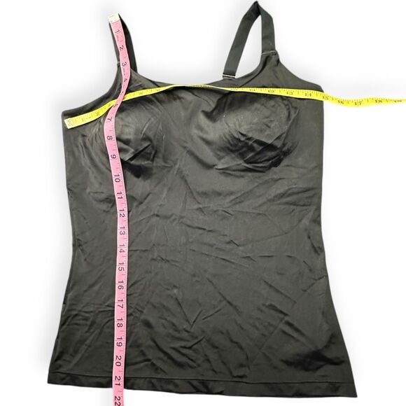 SPANX Women’s Black Shapewear Compression Camisole Tank Top Size Large - Picture 6 of 6